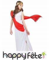 Tenue rouge et blanche de petite romaine, image 1