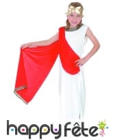 Tenue rouge et blanche de petite romaine, image 3