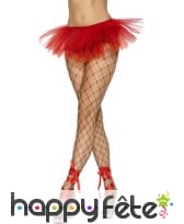 Tutu rouge en résille