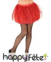 Tutu rouge et jupon opaque