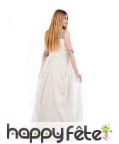 Tenue robe longue et voile Empire blanche femme, image 1