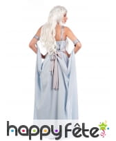 Tenue robe longue et voile Empire bleue et grise, image 1