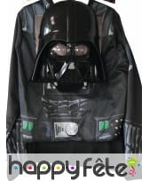 T-shirt cape de Dark Vador pour enfant avec masque, image 2