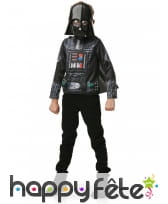 T-shirt cape de Dark Vador pour enfant avec masque