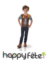 T-shirt cowboy photoréaliste pour enfant