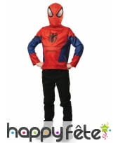 T-shirt de Spiderman pour enfant avec cagoule, image 1
