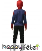 T-shirt de Spiderman pour enfant avec cagoule, image 2