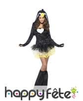 Tenue sexy de pingouin en tutu