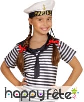 T-shirt et chapeau de marin pour enfant, image 1