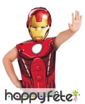 T-shirt et masque d'Iron Man pour enfant