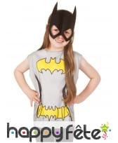 T-shirt et masque de Batgirl pour enfant