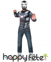 T-shirt et masque de iron captain america adulte