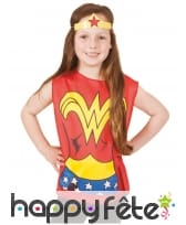T-shirt et tiare Wonder Woman pour enfant