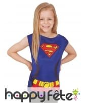 T-shirt imprimé Supergirl pour enfant