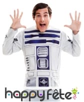 Tee-shirt manches longues R2 D2, Star Wars adulte