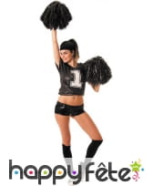 T-shirt noir de pompom girl numéro 1, image 3