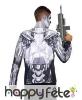 T-shirt photo réaliste de robot humanoide, image 1