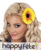 Tournesol sur pince pour cheveux