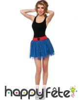 Tutu Spiderman rouge et bleu pailleté pour femme