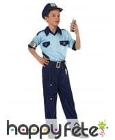 Tenue traditionnelle de policier pour enfant