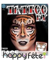 Tatouage visage de tigre