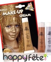 Tube visage et corps de statue Métal Argent, image 1