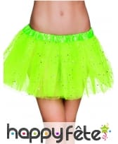 Tutu vert étoilé pour femme