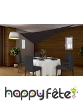 Tenture/voile noir de1.5 x 4 m