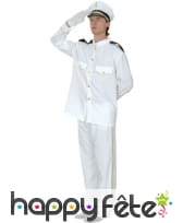 Uniforme blanc capitaine de la marine