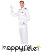 Uniforme blanc d'officier de la marine pour homme, image 1
