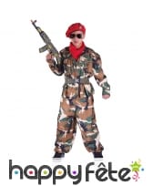 Uniforme militaire camouflage pour enfant