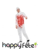 Uniforme police médico-légale sanguinolent, image 1