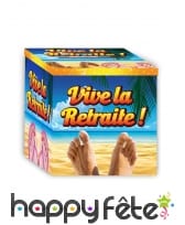 Urne Vive la Retraite de 20cm