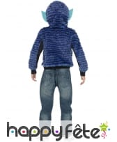 Veste à capuche monstre bleu, image 2