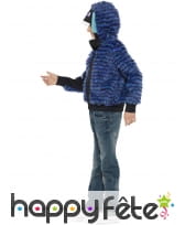 Veste à capuche monstre bleu, image 3