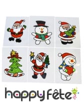 Vitrostatique de Noël en 3D