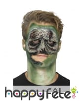 Visage de zombie, prothèse en mousse de latex, image 2