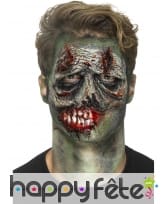Visage de zombie, prothèse en mousse de latex, image 4