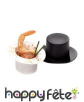Verrines en forme chapeaux, par 10