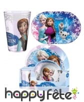 Vaisselle La reine des neiges en mélanine