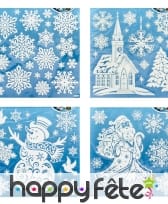 Vitrophanies motifs de Noël