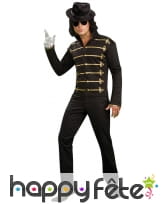 Veste noire et dorée de Michaël Jackson