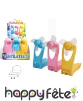 Ventilateur portable de 10.5 cm