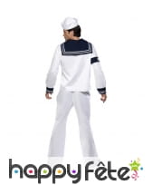 Costume Marin blanc des Village People Licence, image 2
