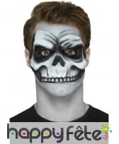 Visage squelette, prothèse en mousse de latex, image 3