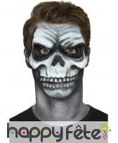 Visage squelette, prothèse en mousse de latex, image 4