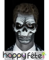 Visage squelette, prothèse en mousse de latex, image 5