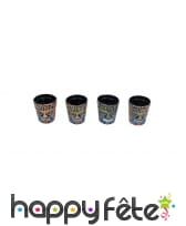 Verres totem Hawaien de 8cm