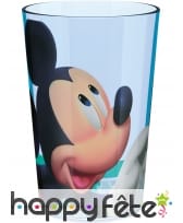 Verre transparent Mickey Mouse en plastique