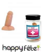 Zizi de secours dans un bocal